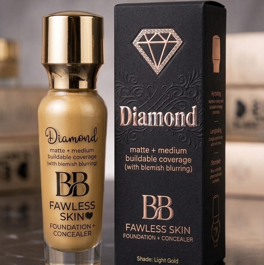Diamond BB Fawless Skin Foundation + Concealer