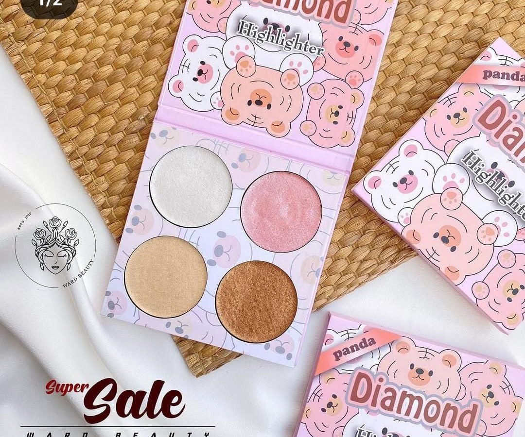 Diamond Panda Highlighter Palette