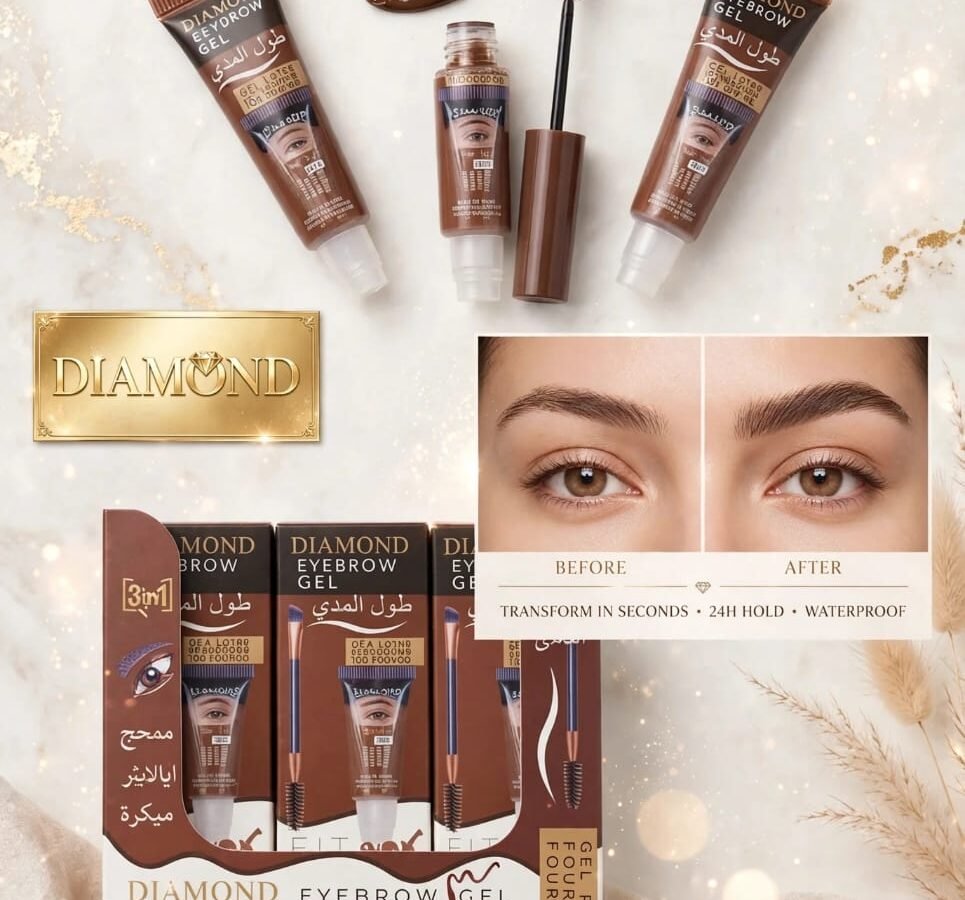 دايموند مصحح جل و مسكرة eyebrow باليت 12قطعة