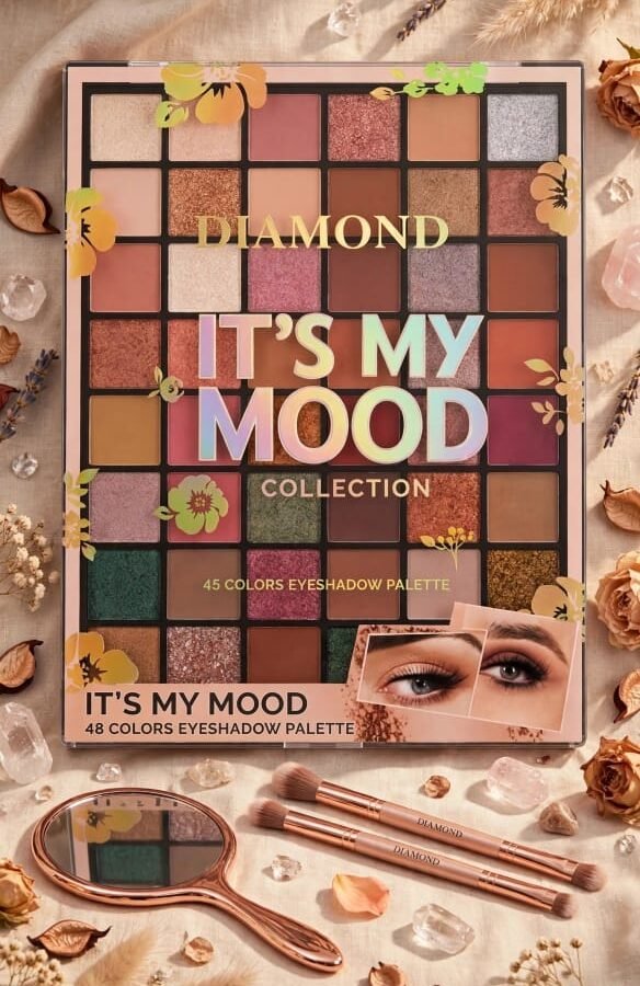 مجموعة Eyeshadow للعيون "دايموند ماي مود " 48لون