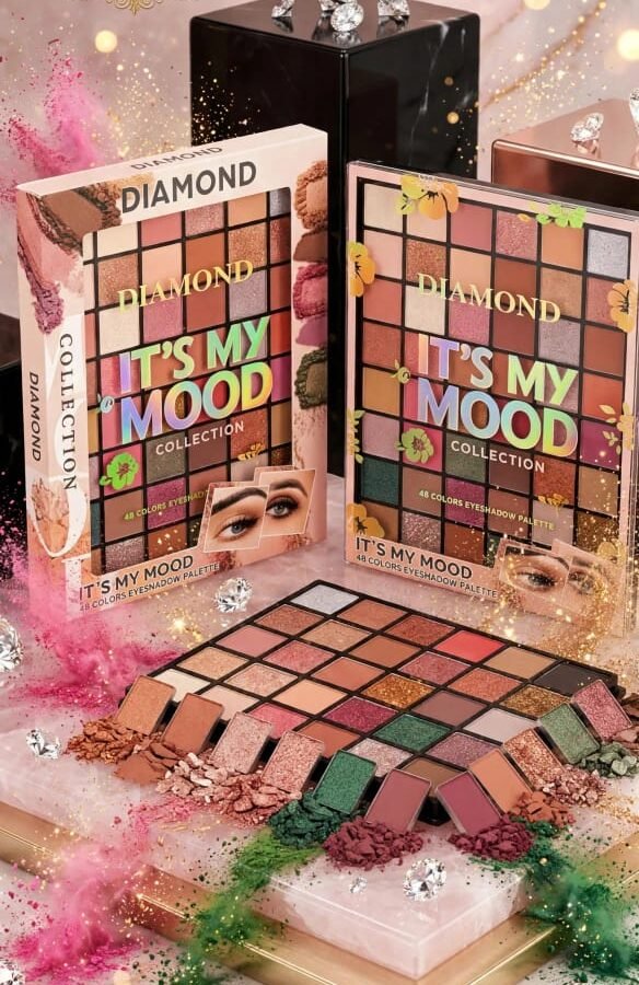 مجموعة Eyeshadow للعيون "دايموند ماي مود " 48لون