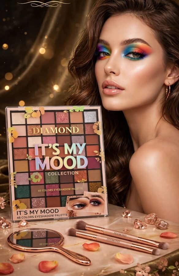 مجموعة Eyeshadow للعيون "دايموند ماي مود " 48لون